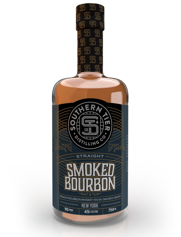 smoked bourbon bottle