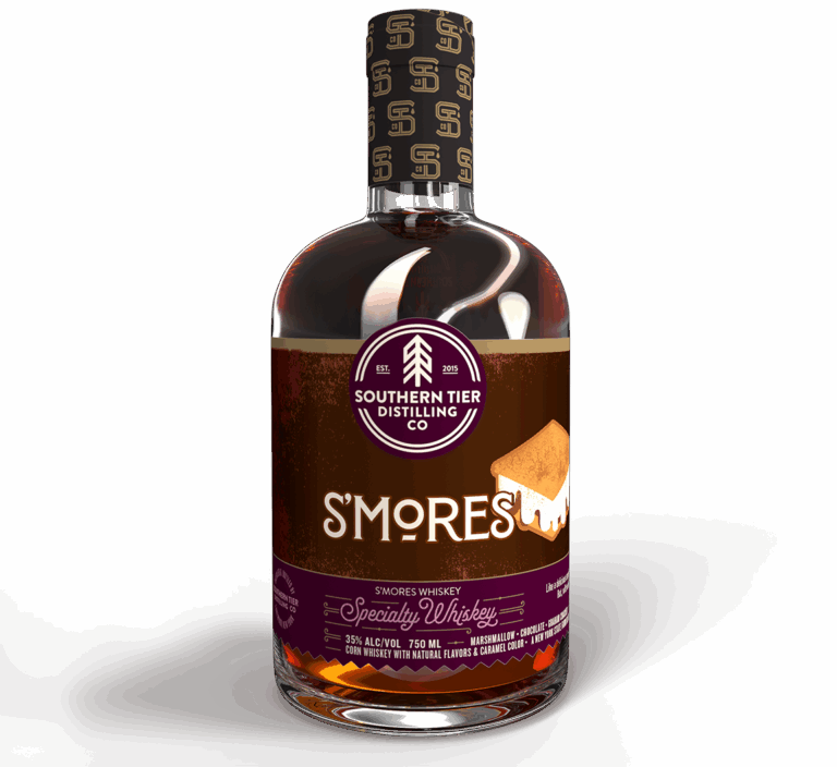 S'mores Whiskey Bottle