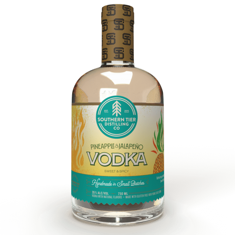 Pineapple & Jalapeño Vodka Bottle